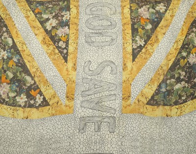 Lot 60 - Alexander McQueen Yellow 'God Save McQueen'...