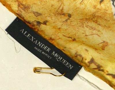 Lot 60 - Alexander McQueen Yellow 'God Save McQueen'...