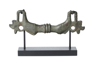 Lot 118 - A ROMAN BRONZE HANDLE Circa 2nd – 4th Century...