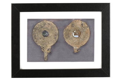 Lot 130 - TWO FRAMED ROMAN MIRRORS Circa 1st – 3rd...