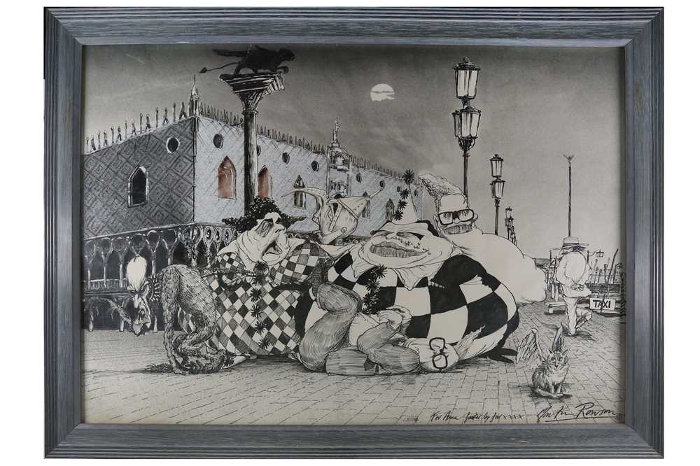 Lot 32 - Rowson (Martin) ARR Untitled cartoon,...