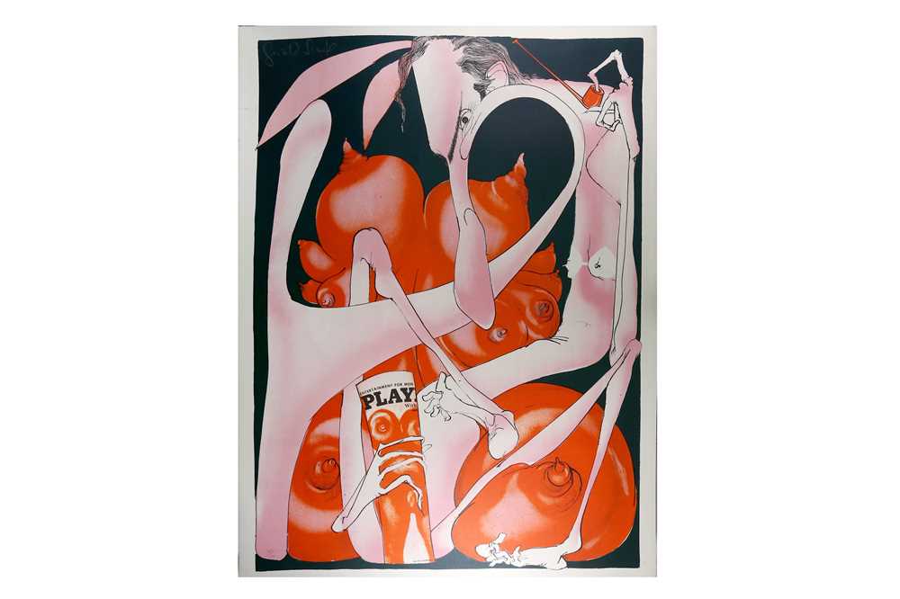 Lot 38 - Scarfe (Gerald, b.1936) ARR Hugh Hefner [with]...