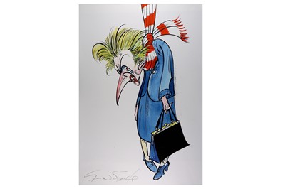Lot 40 - Scarfe (Gerald, b.1936) ARR Thatcher: Hung by...