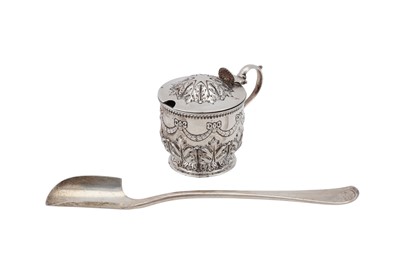 Lot 62 - A Victorian sterling silver stilton scoop,...