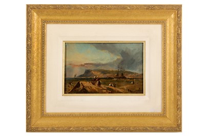 Lot 539 - John Swift (1815-1869) Coastal scene  Signed...