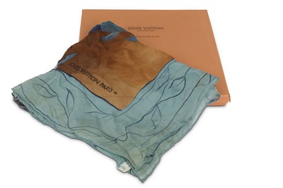 Lot 151 - Louis Vuitton Aeroplane Chiffon Silk Scarf, in...
