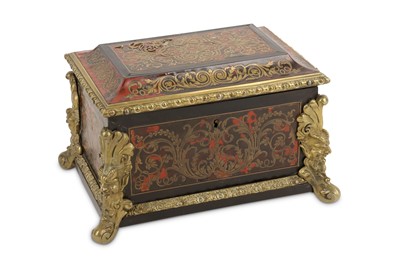 Lot 696 - A French Louis XIV style boulle work and gilt...