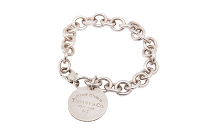 Lot 641 - A silver bracelet, by Tiffany & Co., the...