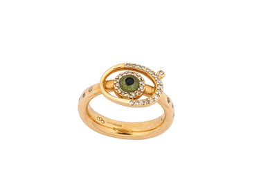 Lot 133 - An 'Evil Eye' diamond ring, by Links of London...