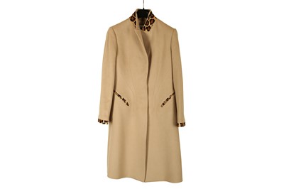Lot 178 - Blumarine Camel Coat, fitted jacket with...