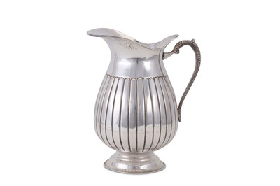 Lot 166 - A late 20th century Greek sterling silver jug,...