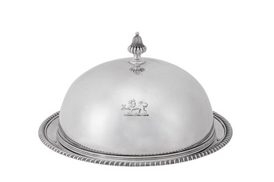 Lot 241 - A Victorian sterling silver muffin dish,...