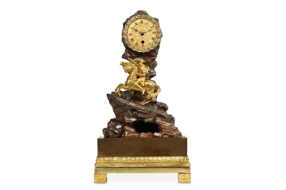 Lot 8 - A MID 19TH CENTURY FRENCH GILT AND PATINATED...