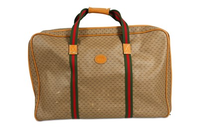 Lot 86 - Gucci Monogram Suitcase, 1980s, red and green...