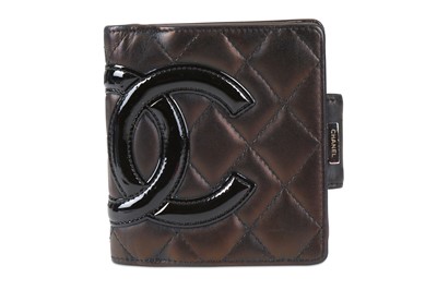 Lot 148 - Chanel Black Ligne Cambon Bi-Fold Wallet, c....