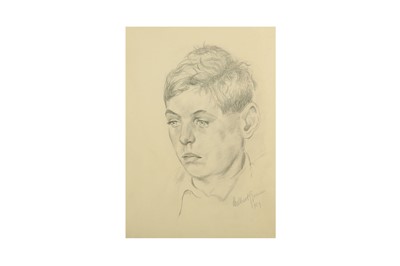 Lot 54 - GILBERT SPENCER, R.A. (1892-1979) Portrait...