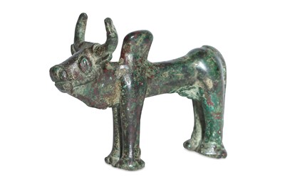 Lot 46 - A NEAR EASTERN BRONZE BULL  Circa 1st...