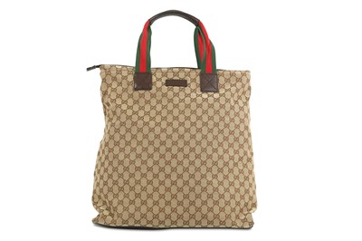 Lot 49 - Gucci Guccissima Web Canvas Tote, monogram...