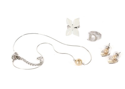 Lot 43 - Christian Dior Necklace and Earring Suite,...