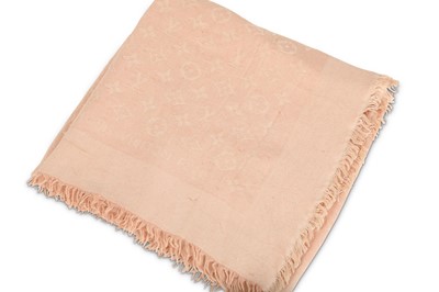 Lot 55 - Louis Vuitton Natte Pale Pink Monogram Shawl,...