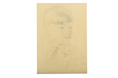 Lot 169 - GILBERT SPENCER, R.A. (1892-1979) Portrait of...