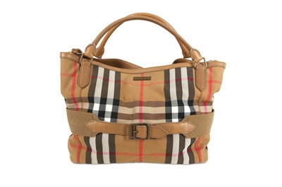Lot 22 - Burberry Nova Check Changing Bag, canvas body...