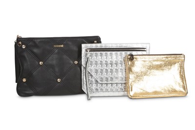 Lot 117 - Three Designer Clutches, to include a black...