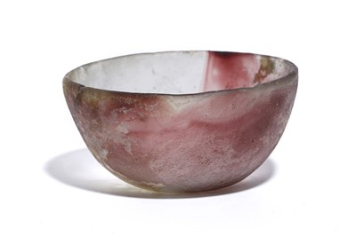 Lot 163 - A ROMAN AMETHYST-COLOURED GLASS BOWL Circa 2nd...