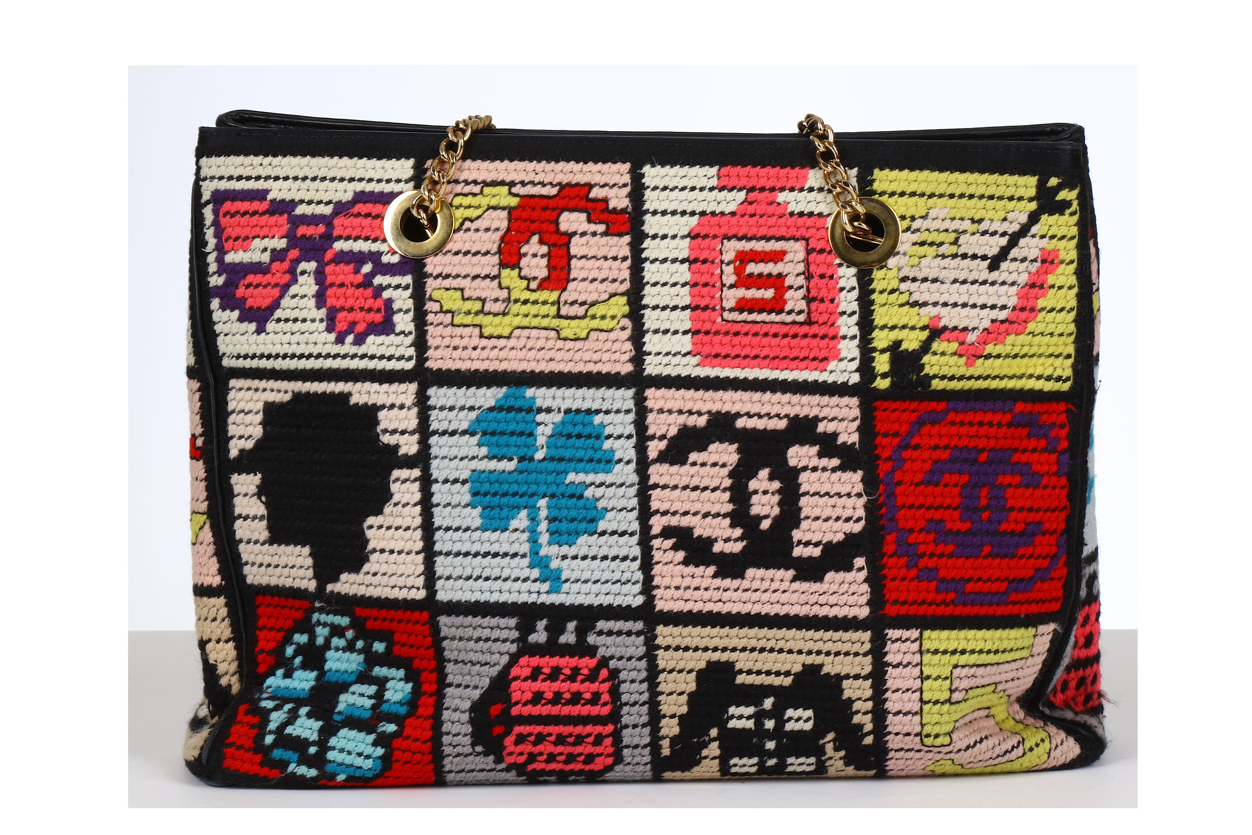 chanel needlepoint bag