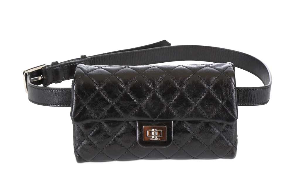 Lot 31 - Chanel Black Reissue Mini Waist Bag, c.