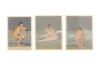 Lot 157 - BERNARD MYERS (1925-2007) Three nudes each...