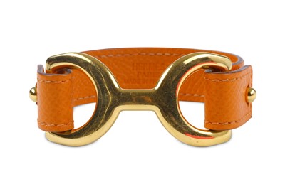 Lot 336 - Hermès Horsebit Bracelet, c. 2013, orange...