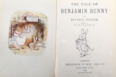 Lot 60 - Potter (Beatrix) The Tale of Benjamin Bunny,...