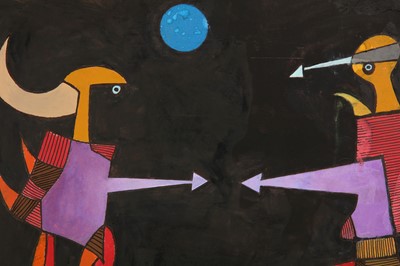 Lot 116 - DESMOND MORRIS (B. 1928) The Duel  signed with...