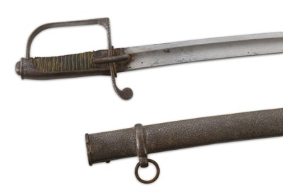 Lot 71 - An 1833 model Italian artillery sword, with...