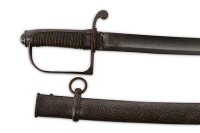 Lot 71 - An 1833 model Italian artillery sword, with...