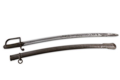 Lot 71 - An 1833 model Italian artillery sword, with...