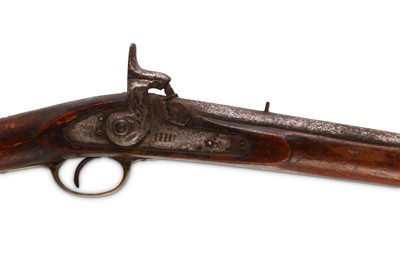Lot 422 - A 19th century percussion musket with...
