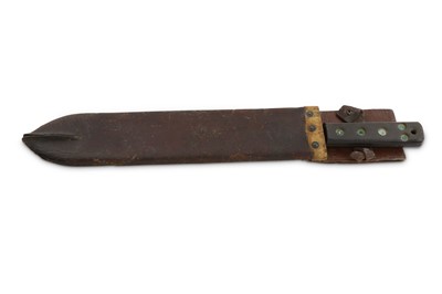 Lot 58 - Three machette knives, including: 1) WW2...