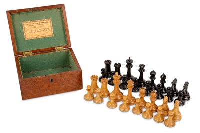 Lot 697 - A complete circa 1860 boxed Jaques & Son...