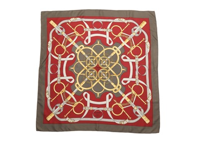 Lot 176 - Hermes 'Eperon d'Or' Silk Scarf, designed in...