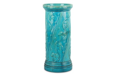 Lot 126 - A Burmantofts Faience turquoise glazed...