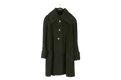 Lot 93 - Christian Lacroix Black Wool and Cashmere Coat,...