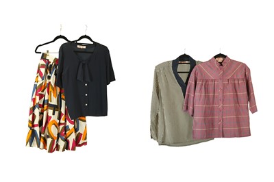 Lot 94 - Three Vintage Loewe Silk Blouses, 1970s, in...