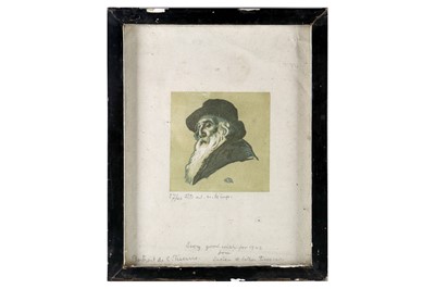 Lot 90 - Pissarro (Lucien) 'Portrait de C. Pissarro',...