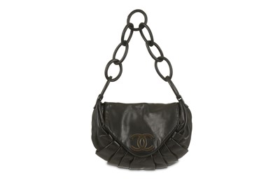 Lot 38 - Chanel Black Leather Shoulder Bag, c. 2004-05,...