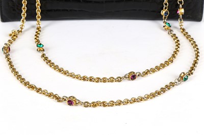 Lot 81 - Gucci Vintage Black Crocodile Handbag, gold...