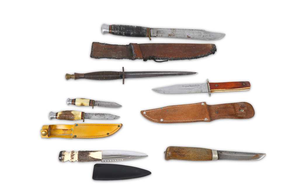 Lot 91 - Seven knives: A John Nowill & Sons FS style...