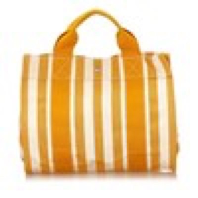 Lot 115 - Hermes Toile Fourre Tout Bag, canvas bag with...