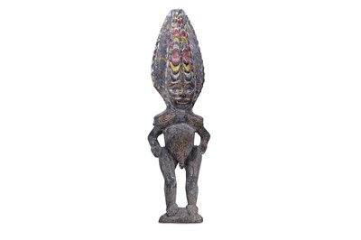 Lot 192 - A PAINTED PHALLIC FIGURE, PAPUA NEW GUINEA The...